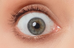 Closeup of bulging eye