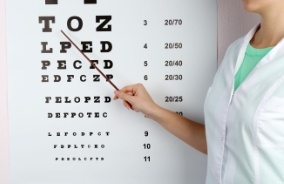 Eye exam chart