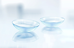 Pair of silicone hydrogel lenses