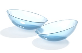 Pair of gas permeable lenses