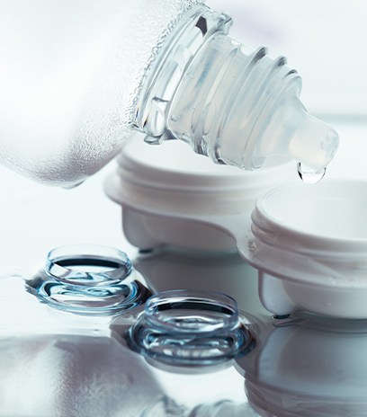 Set of extended wear contact lenses