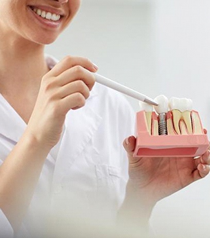 Dental implant dentist in Belmont 
